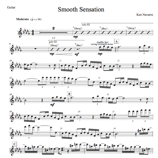 Music Scores — Ken Navarro